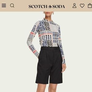 Scotch & Soda ALOHA sidewalk surfing L/S tee t-shirt